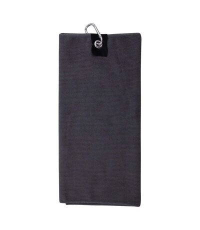 Towel City Microfiber Golf Towel (Steel Grey) (One Size) - UTRW10001