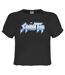 Womens/ladies Spinal Tap Logo Crop Top Charcoal Amplified-1