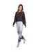 Pantalon De Jogging Motif/style Ombré Femme Ombré Noir Gris PJ Salvage-1