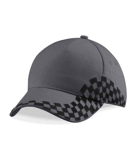 Casquette de baseball grand prix adulte gris foncé Beechfield