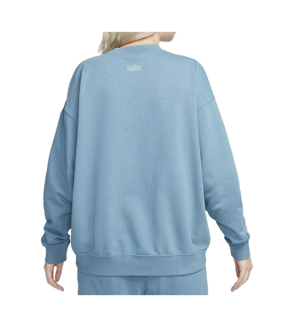 Sweat Bleu Femme Nike Gx Crew - M-2