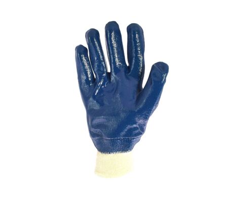 N nitrile knitwrist heavy-duty gloves one size multi colour SCA