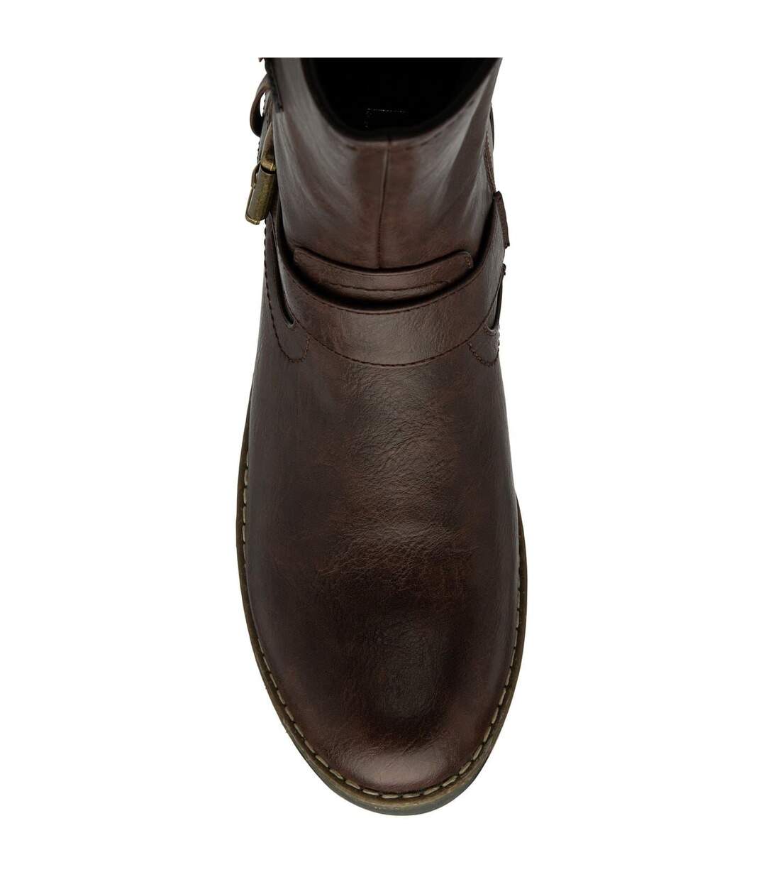 Bottes De Motard Jemima Femme Marron Lotus Shoes-3