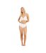 Bas De Maillot De Bain Motif/style Ruché Femme Blanc Brave Soul-1