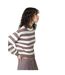 Womens/ladies Larisa Stripe Jumper Taupe Cream French Connection-4