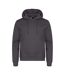 Unisex Adult Miami Hoodie Metal Grey Clique-1