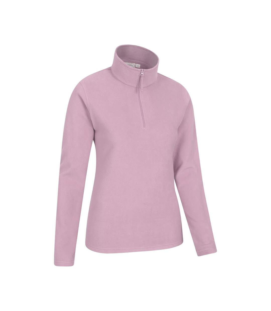 Womens/ladies camber ii fleece top light pink Mountain Warehouse-3