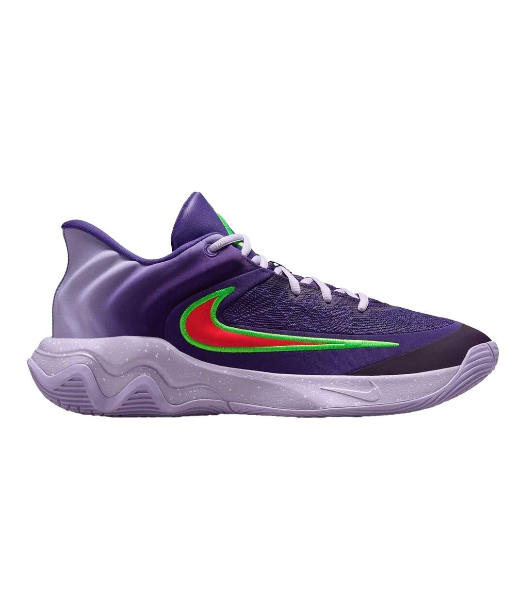 Mens Immortality 4 Basketball Shoes Purple Crimson Nike-1