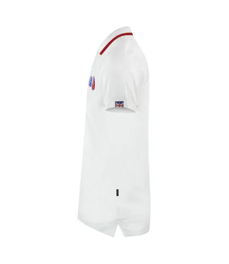Mens London 1851 Polo Shirt White Aquascutum
