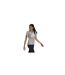 T-shirt Motif/style Gros Logo Femme Gris Adidas-1