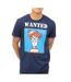 T-Shirt marine homme wheres wally wanted-1