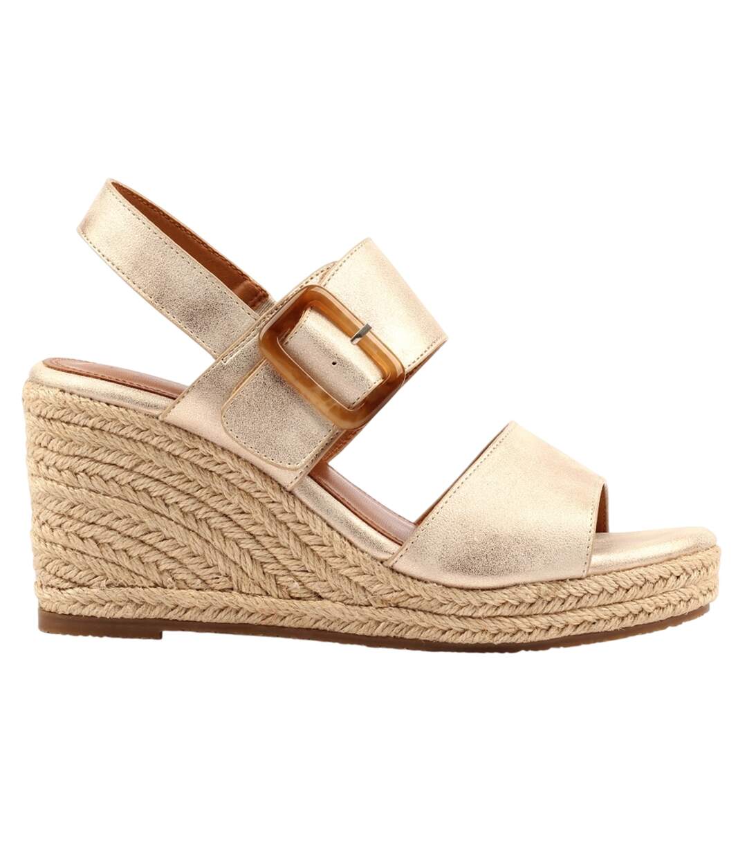 Sandales Rochester Femme Jaune Or Lunar-3