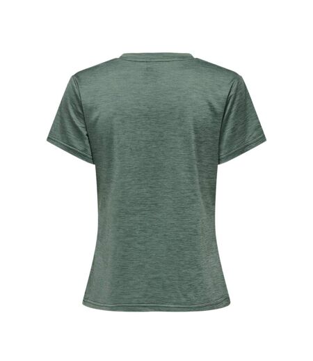 T-shirt de sport vert femme only core