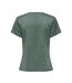 T-shirt de sport vert femme only core-2