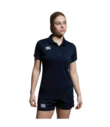 Womens/ladies Club Dry Club T-shirt Navy Canterbury
