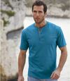 Pack of 3 Men's Casual T-Shirts - Yellow Blue Black Atlas For Men