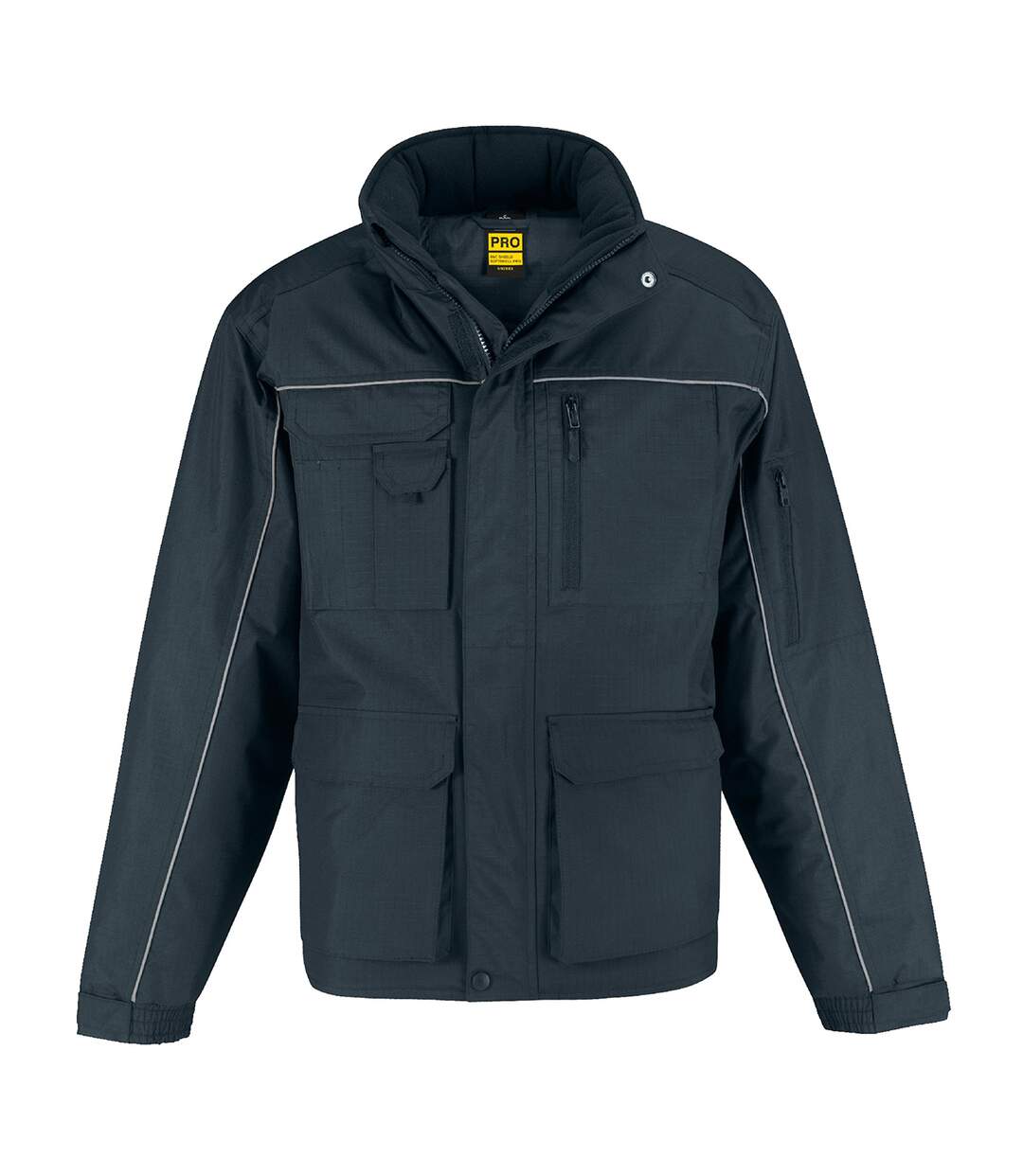 B&C Mens Shelter Pro Waterproof Jacket (Navy)
