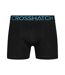 Pack Of 3  Mens Knightling Logo Boxer Briefs  Blue Black Crosshatch-2