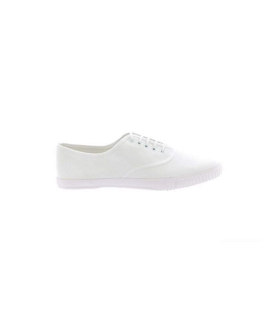 Chaussures en toile homme blanc Dek-3