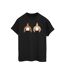 Disney Womens/Ladies Chip N Dale Backside Breast Print Cotton Boyfriend T-Shirt (Noir) - UTBI49511-1