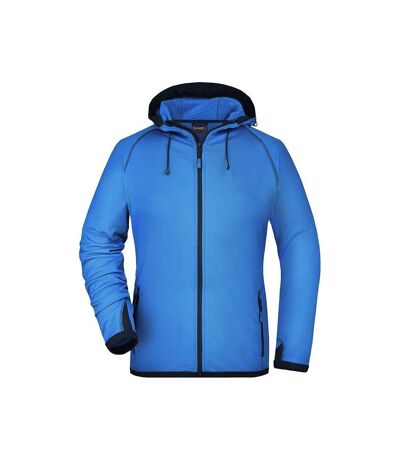 Veste polaire sport à capuche - Femme - JN570 - bleu roi