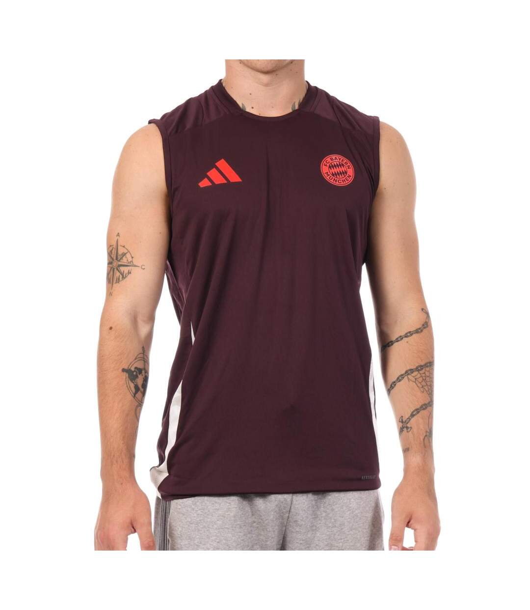 Bayern munich débardeur bordeaux homme adidas 24/25-1