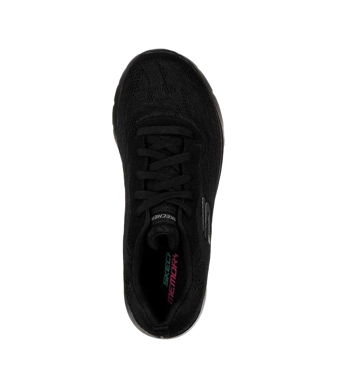 Womens/ladies Dynamight 2.0 Trainers Black Skechers-3