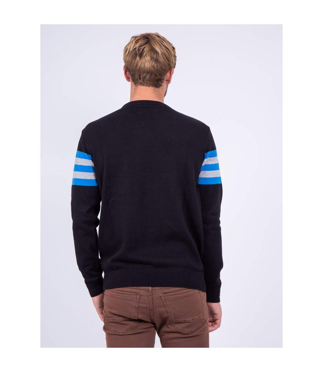 Pull col rond pur coton LIMOGE-2