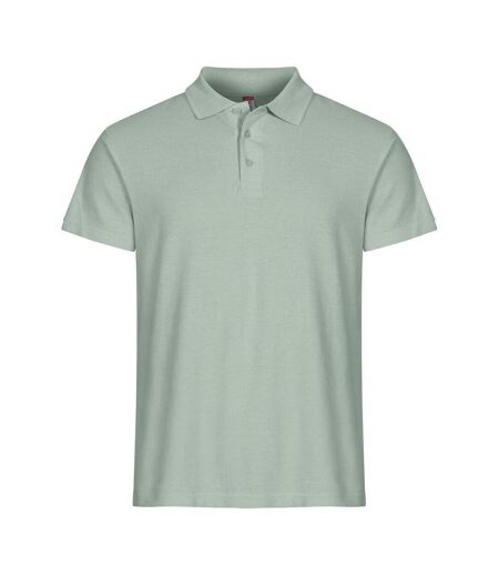 Polo Basic Homme Vert Sauge Clique