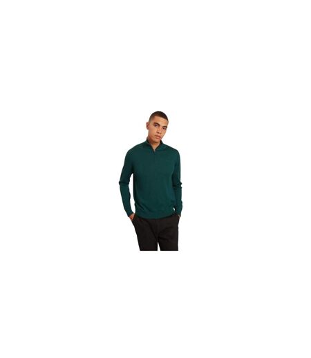 Mens Merino Wool Pullover Green Ted Baker