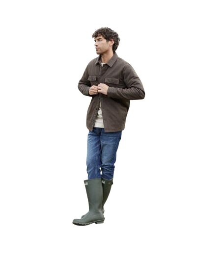 Veste-chemise Motif/style Motif Écossais Homme Marron Threadbare