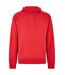 Sweat À Capuche Homme Rouge Kustom Kit-1
