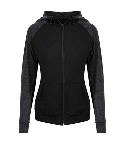 Veste à capuche zoodie femme noir / anthracite AWDis Cool AWDis Cool