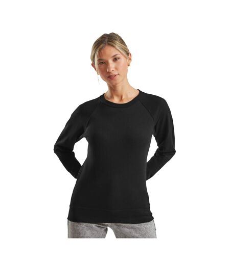 Sweat Manches Raglan Femme Noir Fruit Of The Loom