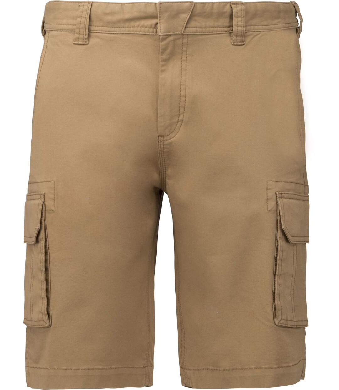 bermuda multipoches homme K754 - beige camel