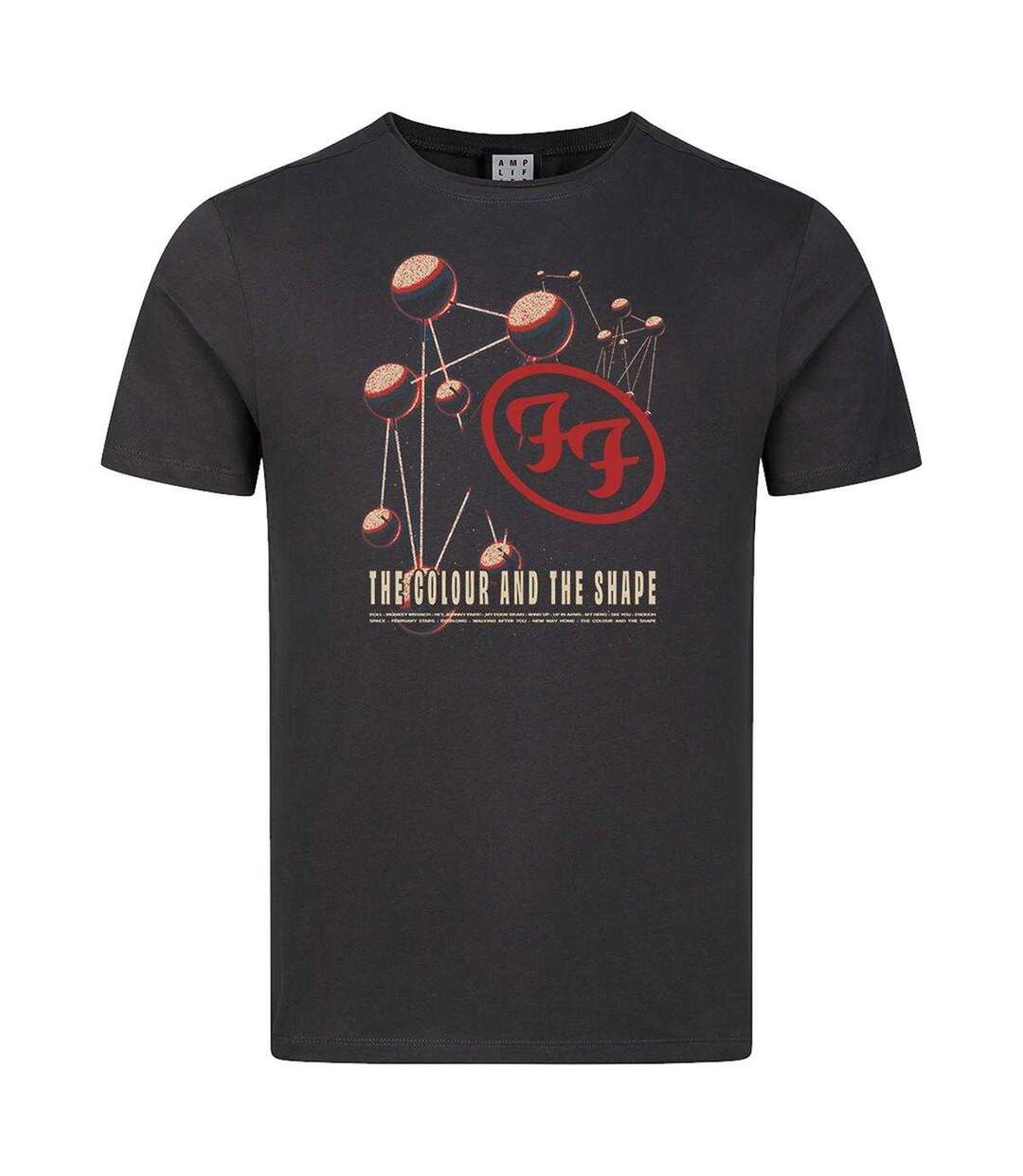 T-shirt Motif/style Foo Fighters The Colour And The Shape Adulte Gris Foncé Amplified-1