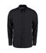 Kustom Kit Mens City Business Long-Sleeved Formal Shirt (Black)