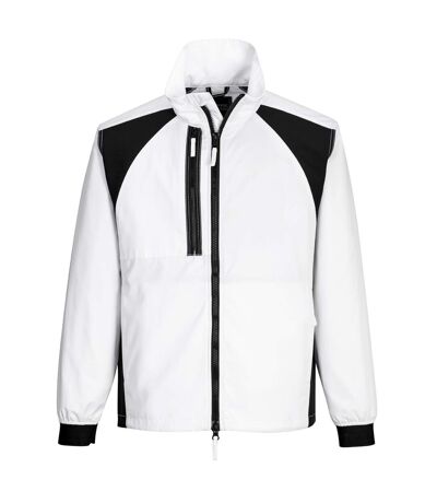 Mens wx2 stretch jacket white Portwest