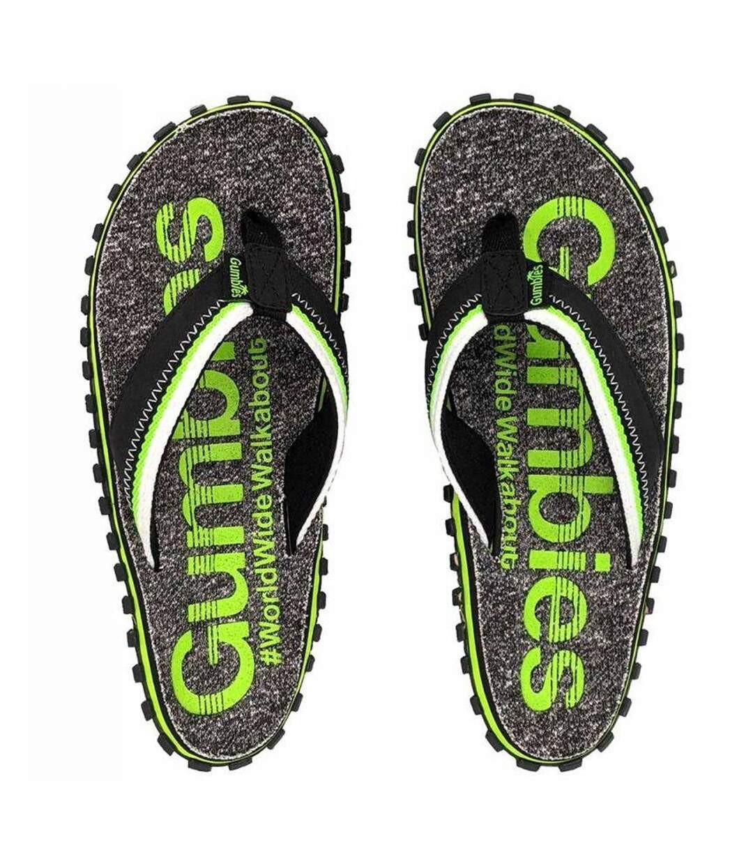 Tongs Cairns Homme Noir Gumbies-3