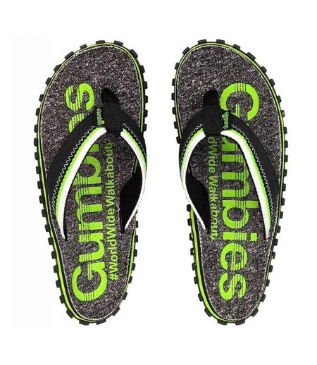 Tongs Cairns Homme Noir Gumbies
