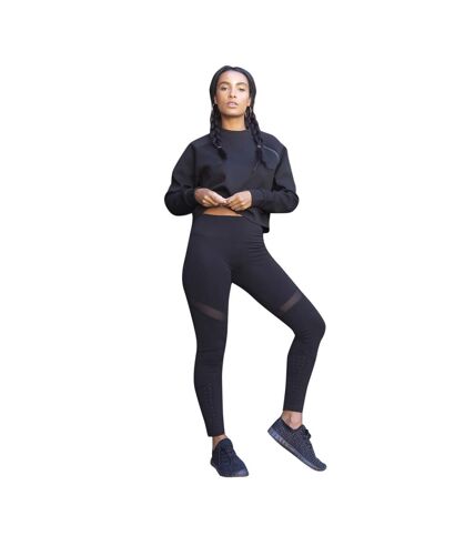 Tombo Womens/Ladies Panelled Leggings (Black) - UTPC3441