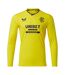 Mens Rangers Fc Long-sleeved Goalkeeper Jersey Yellow Castore-1