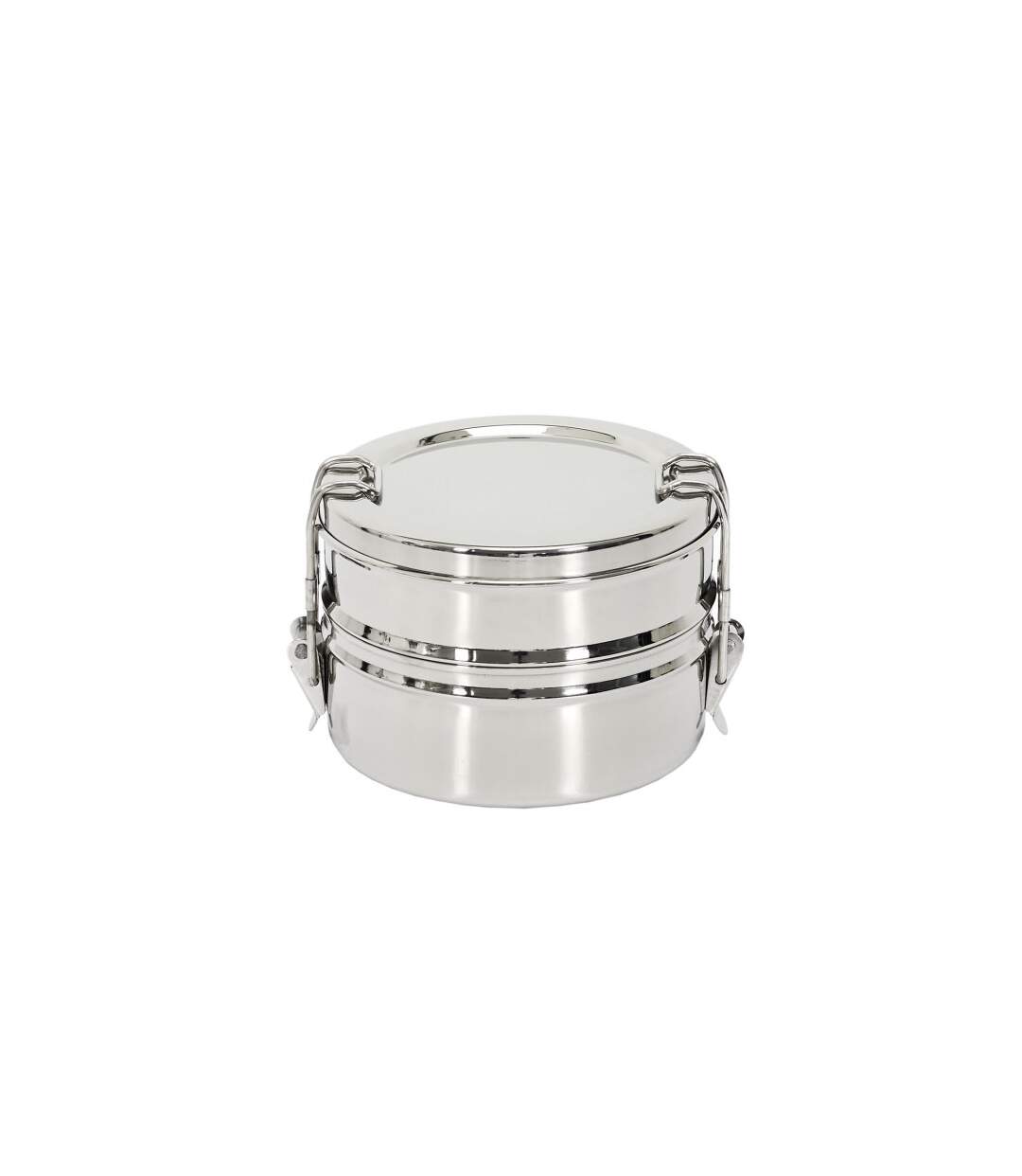 Lunch Box Ronde 2 Niveaux 80cl Inox-2