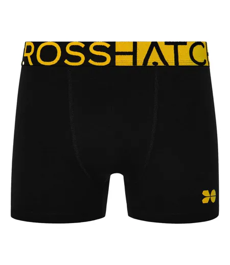 Boxers Dumas Homme Noir Crosshatch