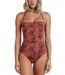 Maillot de bain une pièce bustier préformé Sunset Palm Admas