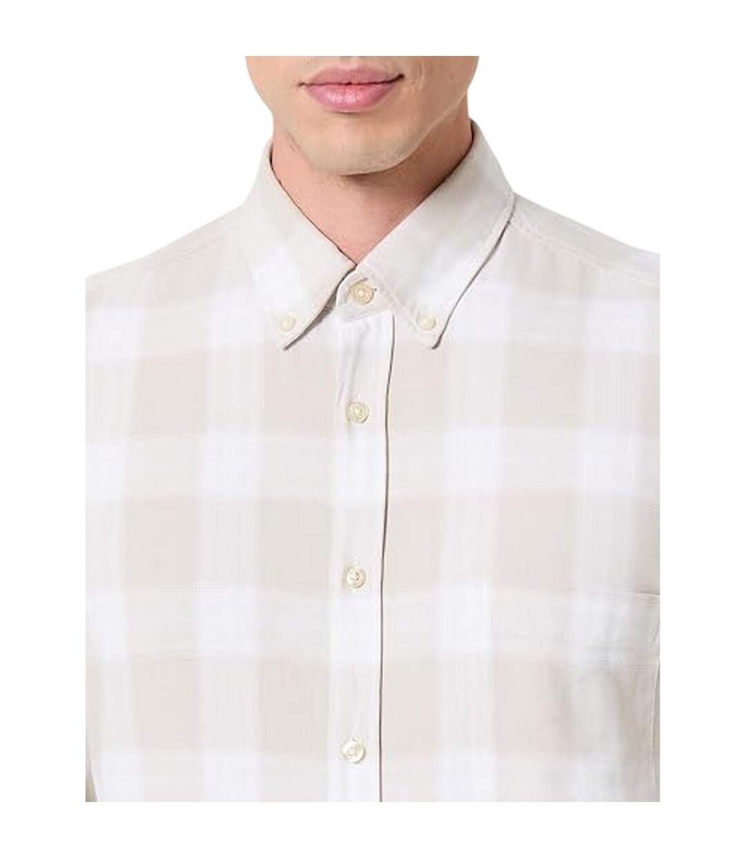 Chemise Rickert Homme Beige Clair Boss-4