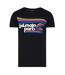 Unisex Adult Paris Rainbow Logo T-shirt Black Balmain-2