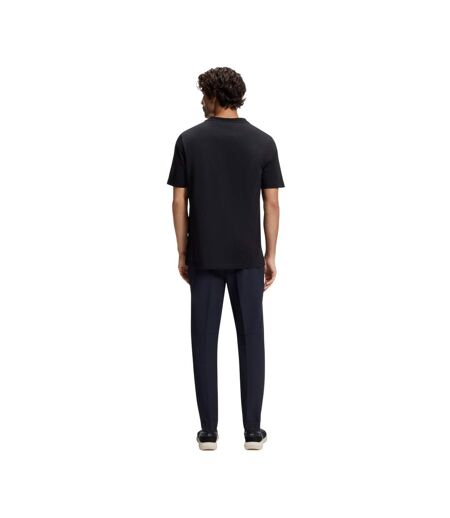Mens Crew Neck Regular T-shirt Black Boss