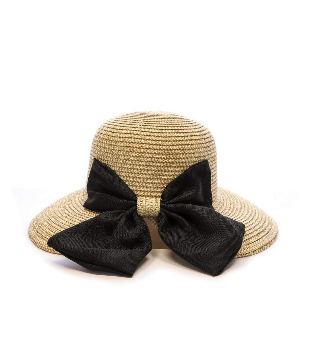 Chapeau de paille noir femme via lorenzo bohème-2