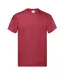 T-shirt Original Homme Rouge Orangé Fruit Of The Loom-1